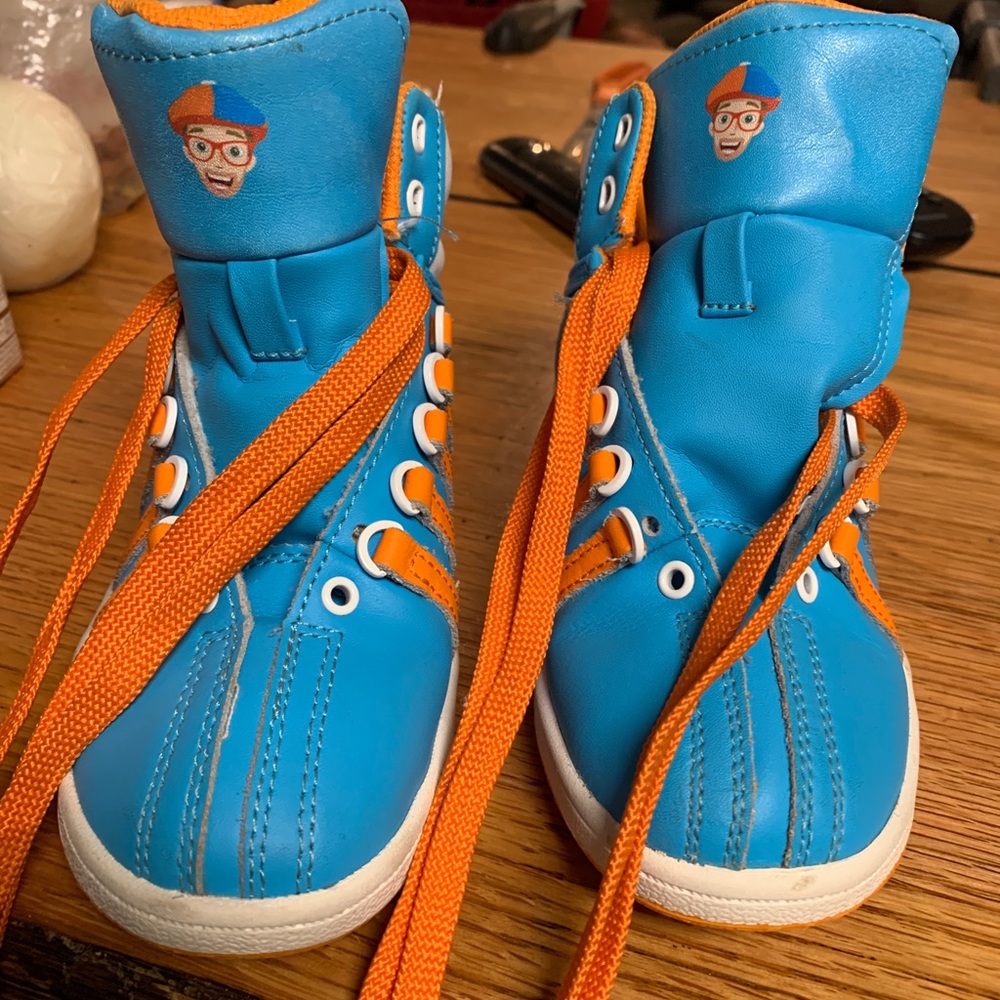 Blippi KSwiss hightops size 1 in kids